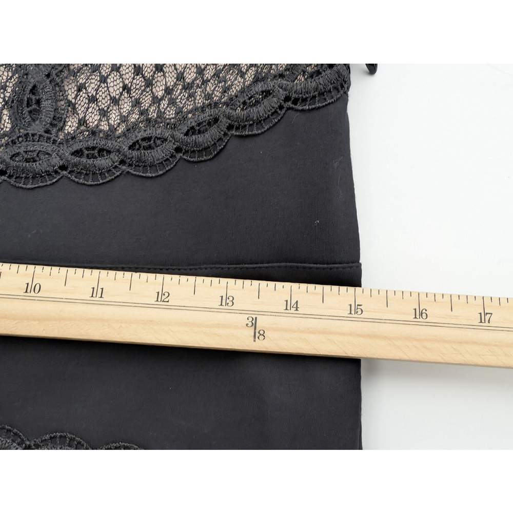 NWT Free People Black Lace & Mesh Bodycon Dress Sz M Goth Grunge Date Night Sexy - Picture 11 of 12